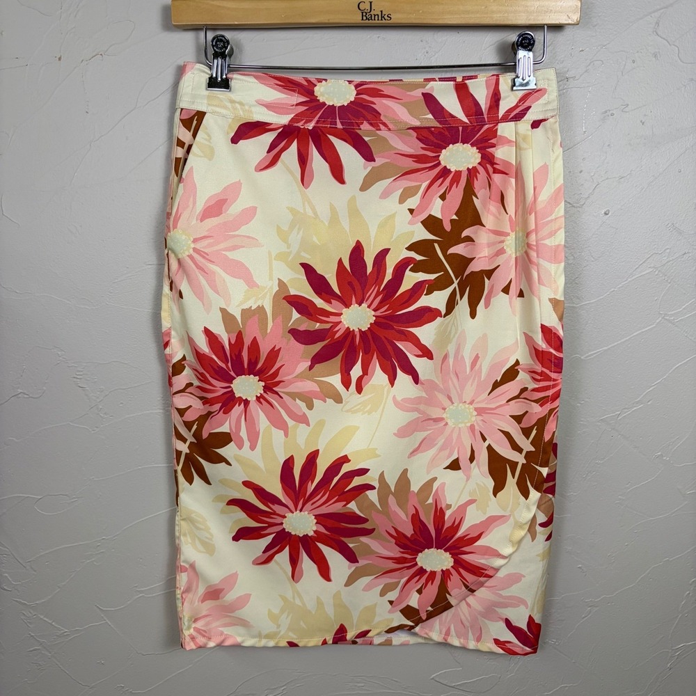 Ripskirt Hawaii Wrap Skirt Size S Womens Length 3 Tropical Floral Beach Coastal